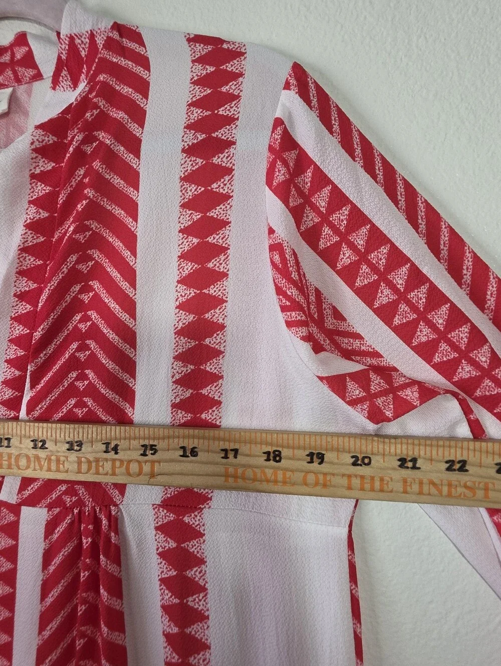 Silk & Salt Aztec Print Tier Maxi Dress Petite Large - Picture 5 of 11